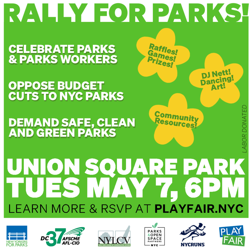 Play Fair Coalition — Rally for Parks!
