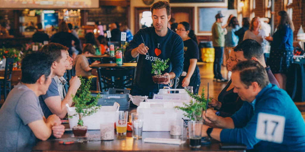 Bonsai Workshop at Farm.One Brew Lab