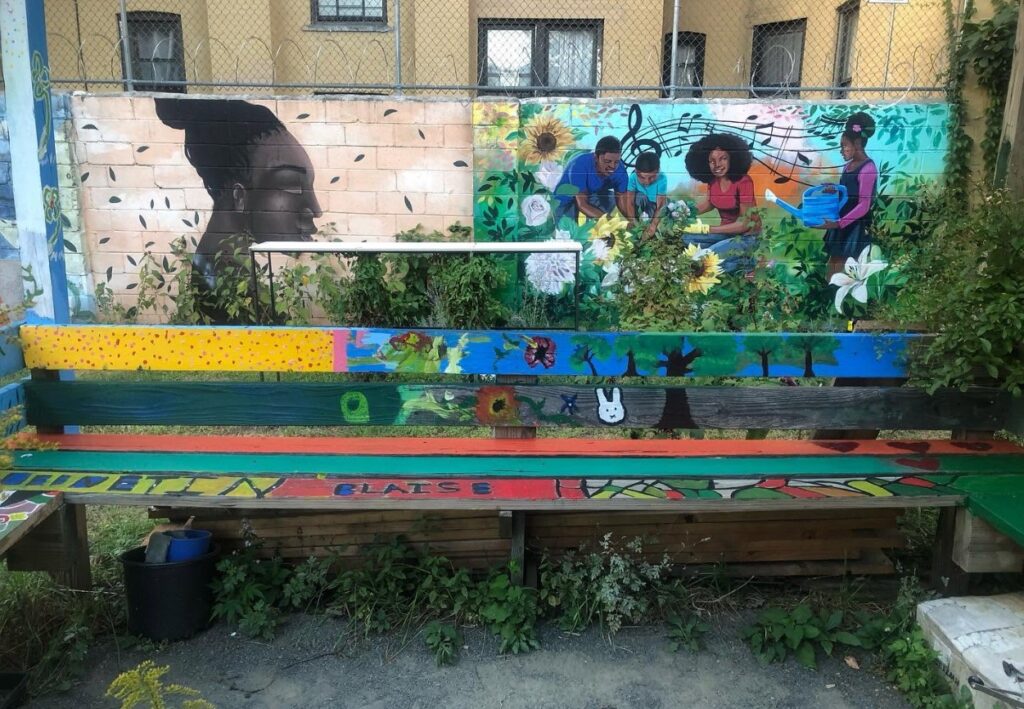 Sharing and Gratitude (Amboy Street Garden)